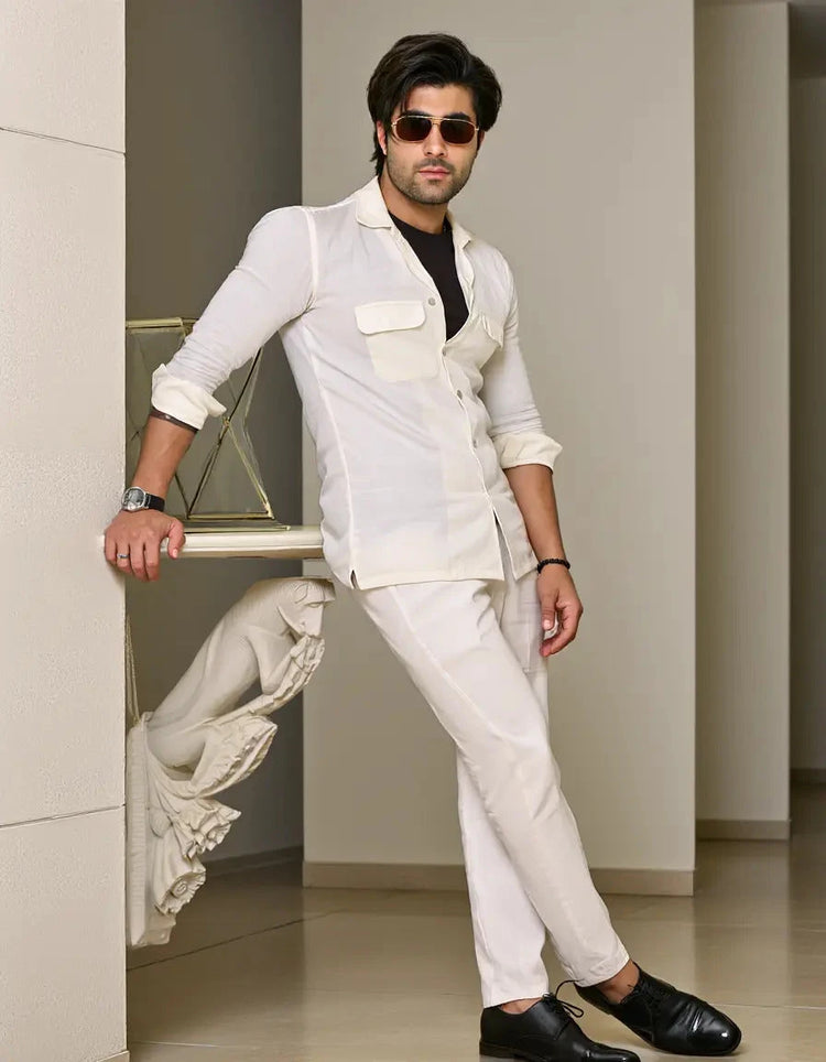 Linen Shirts with Trousers
