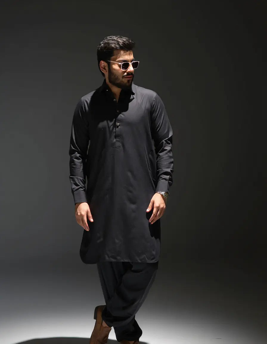 Classic Black Kameez Shalwar