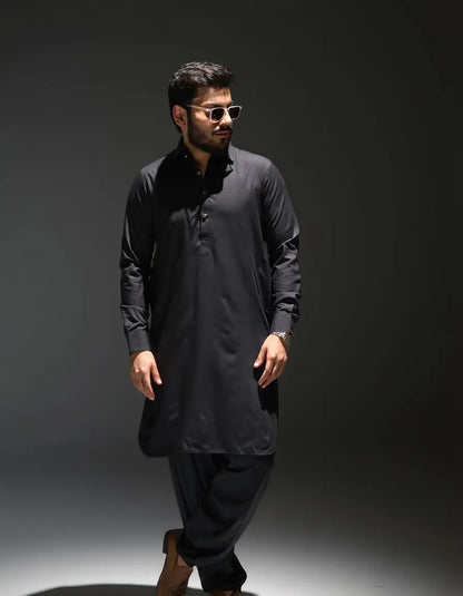 Classic Black Kameez Shalwar
