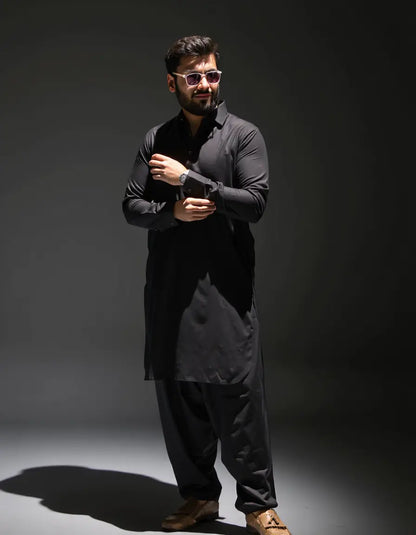 Classic Black Kameez Shalwar