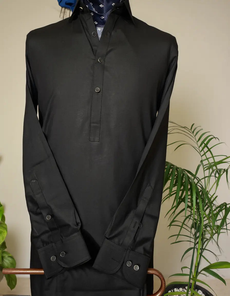 Classic Black Kameez Shalwar